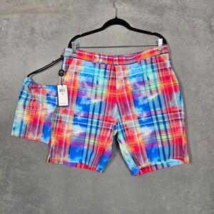Polo Golf Ralph Lauren Men's 36 New England Prep Shorts w/ bag NWT colorful